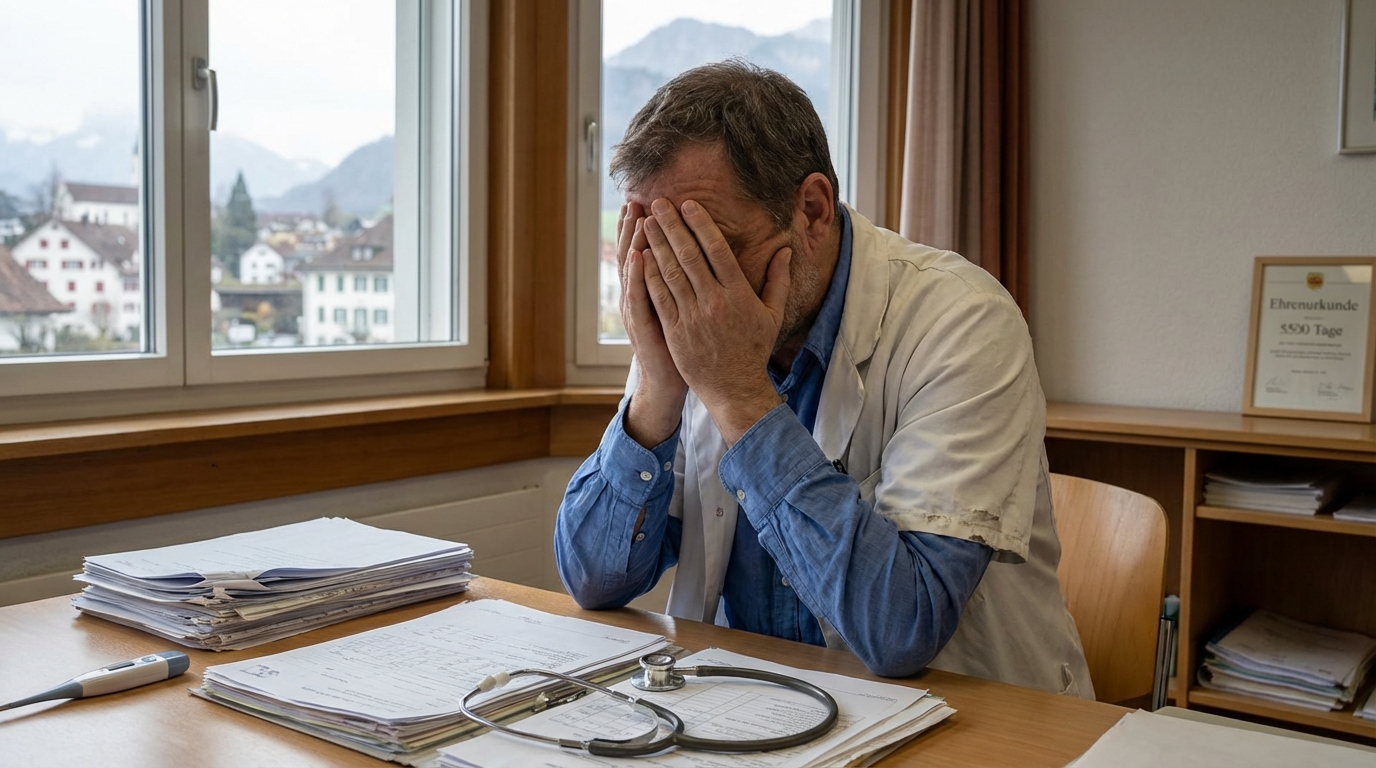 Suisse : Un médecin s&rsquo;épuise après 5 500 jours sans pause, décédant à 64 ans