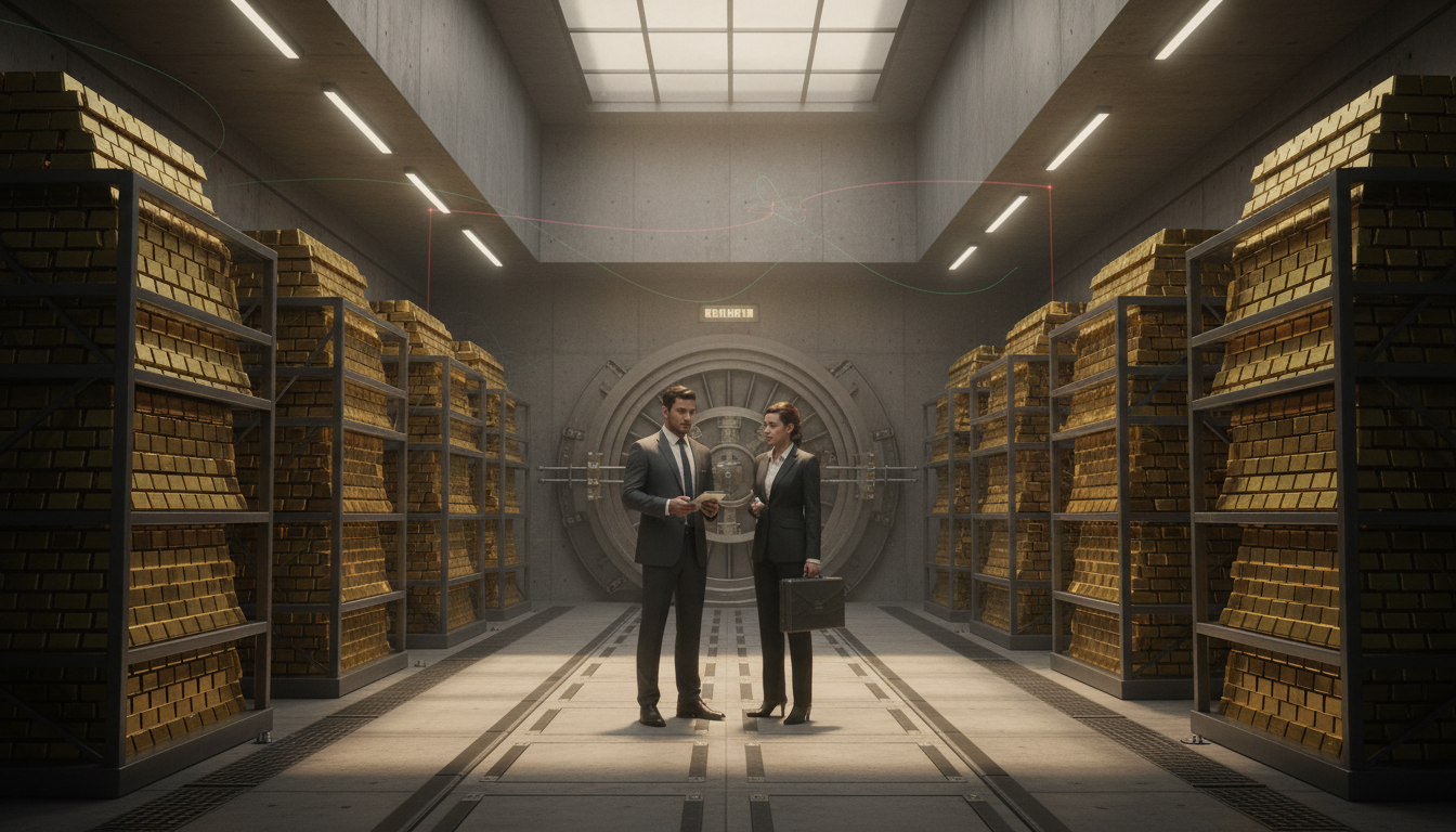 Tether, géant des cryptos, vise à devenir la plus grande banque centrale d&rsquo;or au monde avec 140 tonnes d&rsquo;or sécurisées dans un bunker suisse, digne d’un film de James Bond