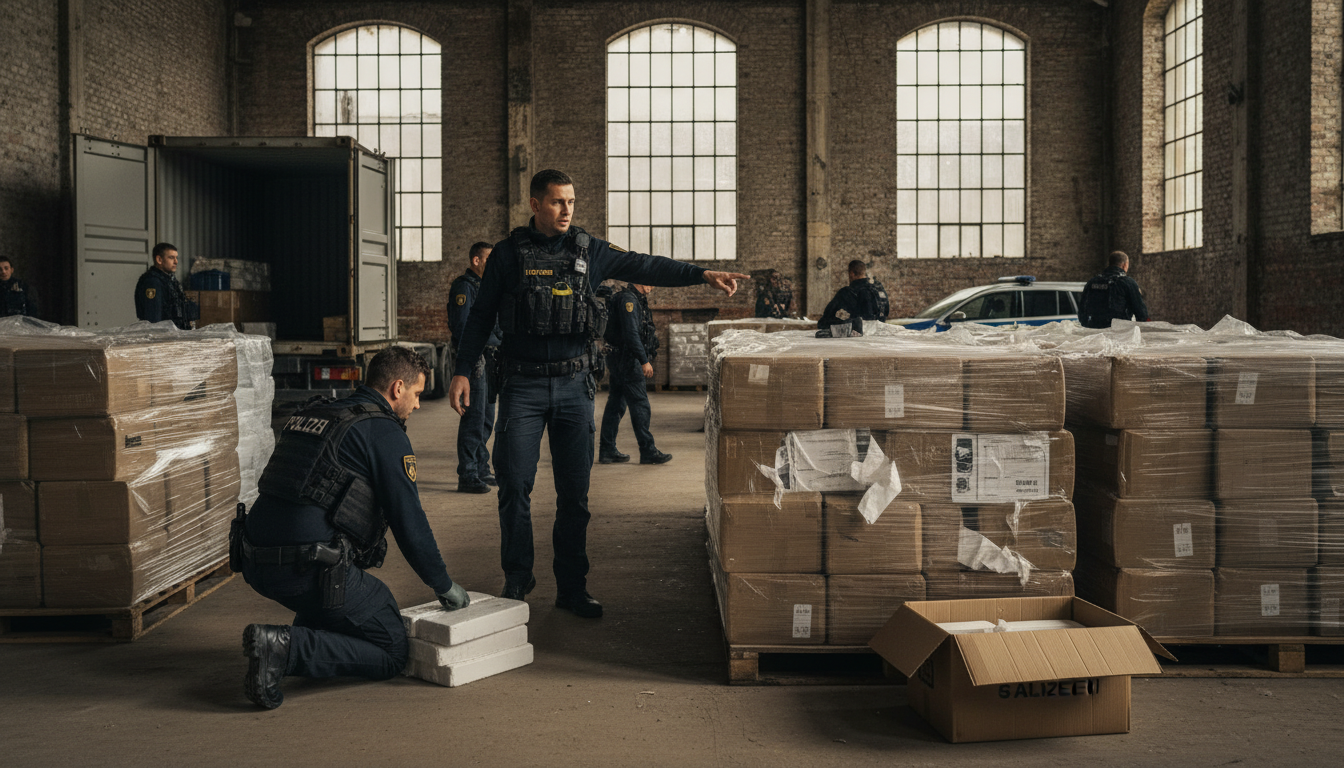 Trafic de cocaïne : percée majeure en Europe contre un réseau international en pleine expansion…