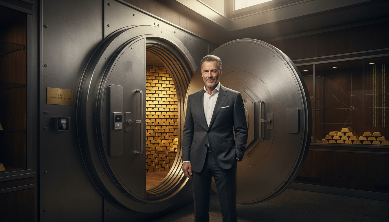 Un géant des crypto-monnaies détient un trésor caché : 140 tonnes d&rsquo;or stockées dans un coffre-fort suisse évalué à près de 20 milliards