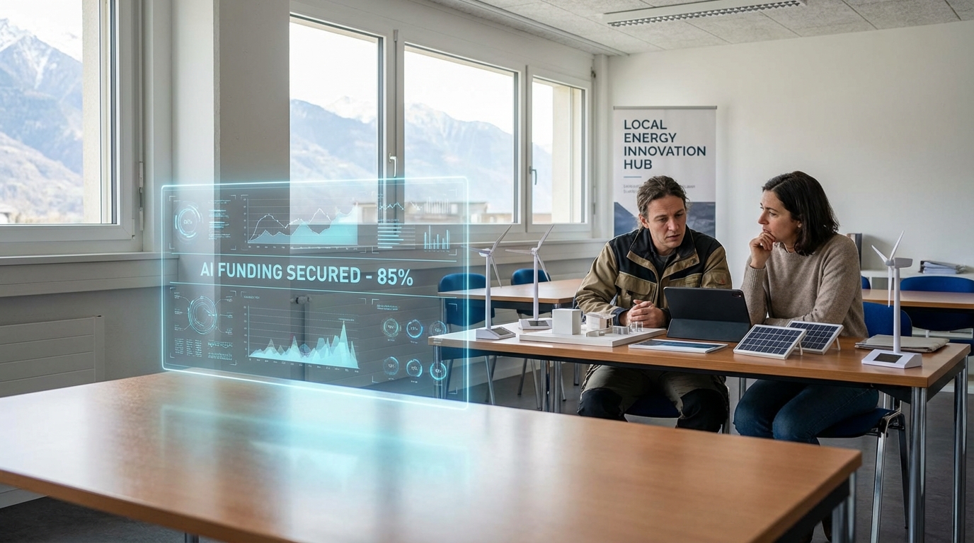 Valais : L’IA capte les financements au grand dam des start-up énergétiques locales