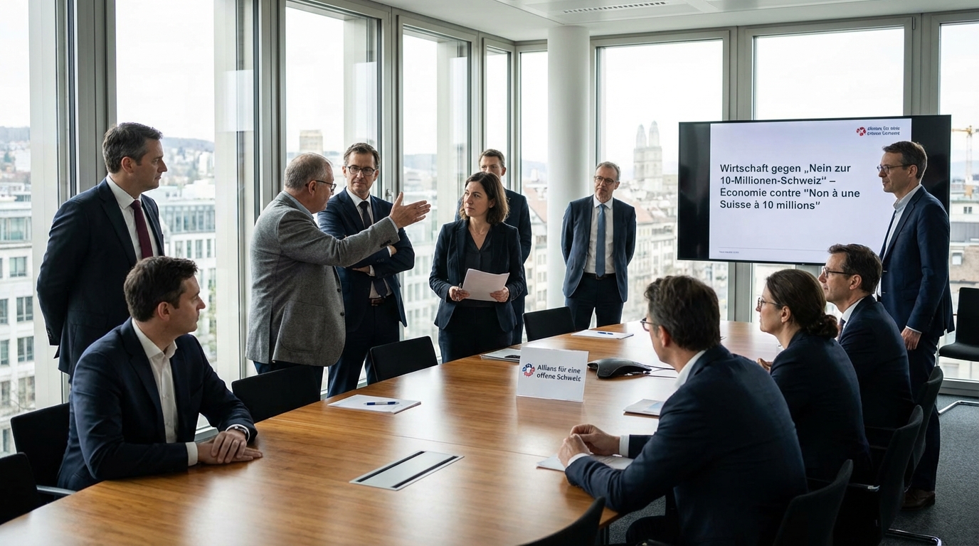 Votations : Les acteurs économiques montent au créneau contre l’initiative « Non à une Suisse à 10 millions »