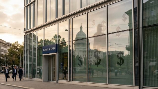washington envisage de priver une banque suisse d'accès au réseau financier américain, une décision aux potentielles répercussions internationales majeures.