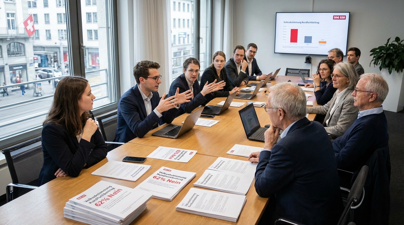 Audiovisuel public en Suisse : 62 % des citoyens rejettent la réduction de la redevance