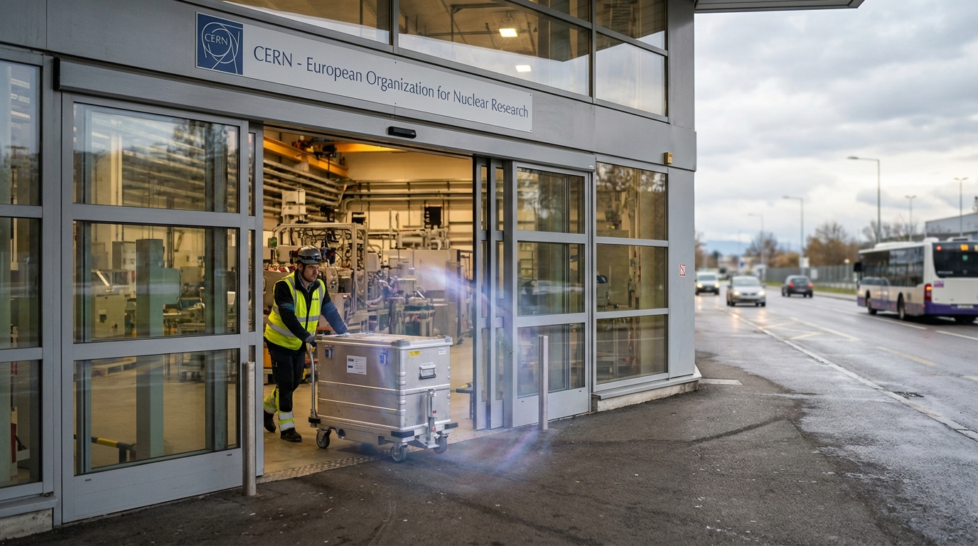 CERN : L&rsquo;antimatière franchit pour la première fois les portes du laboratoire vers la route