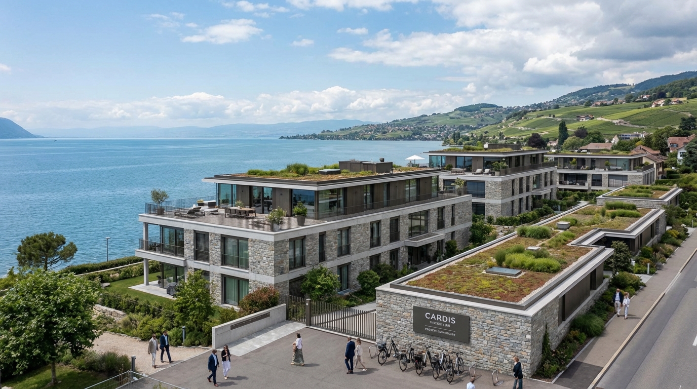 Cardis Immobilier : des projets immobiliers personnalisés sur l’arc lémanique pour une clientèle française exigeante