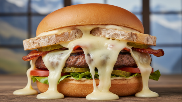découvrez chez burger king des sandwichs savoyards gourmands, généreusement garnis de raclette locale, produite et affinée au cœur des montagnes pour un goût authentique.