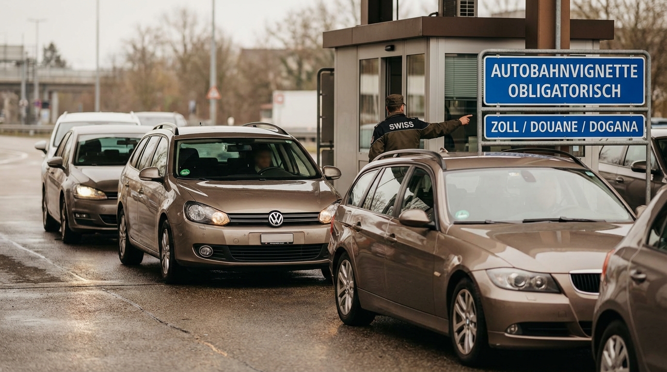 Contrôles renforcés des vignettes à la frontière de Bâle : ce qu&rsquo;il faut savoir