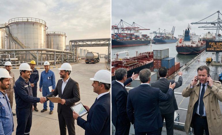 analyse de la crise pétrolière iranienne révélant des profits records pour les exportateurs face à des contraintes sévères imposées aux importateurs, impactant l'économie mondiale.