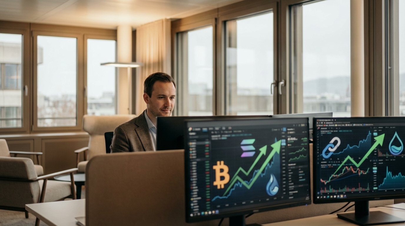 ETN crypto : Des flux optimistes pour Bitcoin, Solana, Chainlink et Hyperliquid malgré les décisions de la Fed