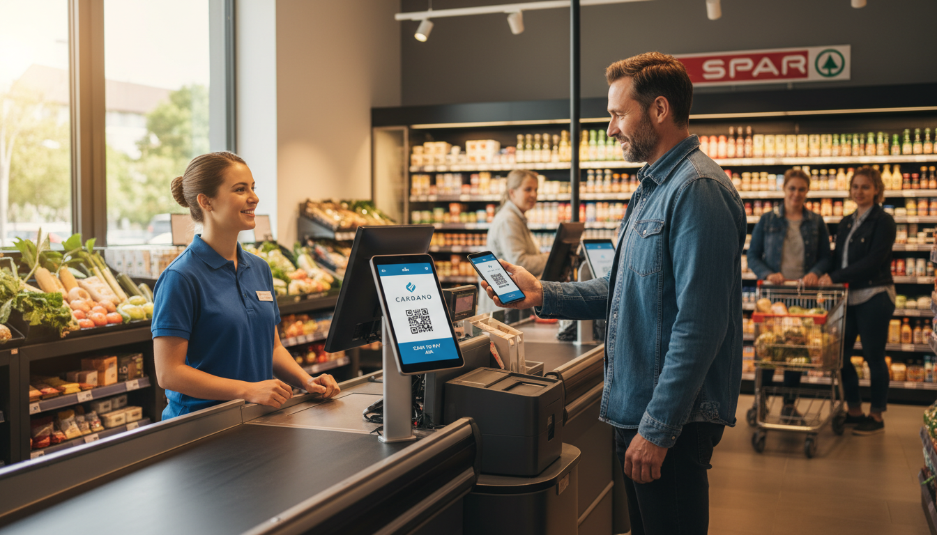 En Suisse, 137 magasins Spar du groupe Casino adoptent la cryptomonnaie Cardano pour des paiements simplifiés et innovants