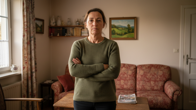 en suisse normande, une femme fait face à des accusations de vol de chèques appartenant à sa voisine octogénaire, mais elle conteste fermement ces allégations.