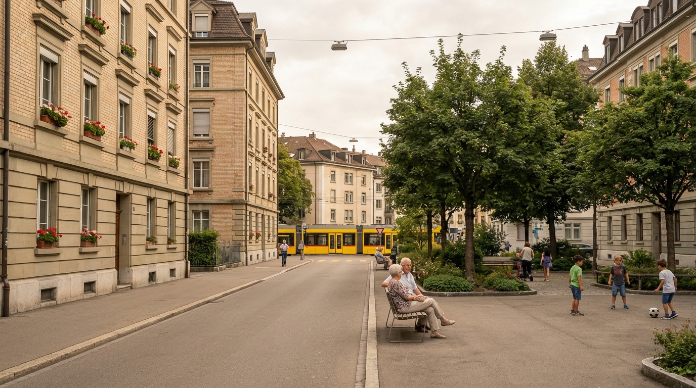 En Suisse, un niveau de vie si élevé que même ses quartiers défavorisés brillent par leur qualité de vie…