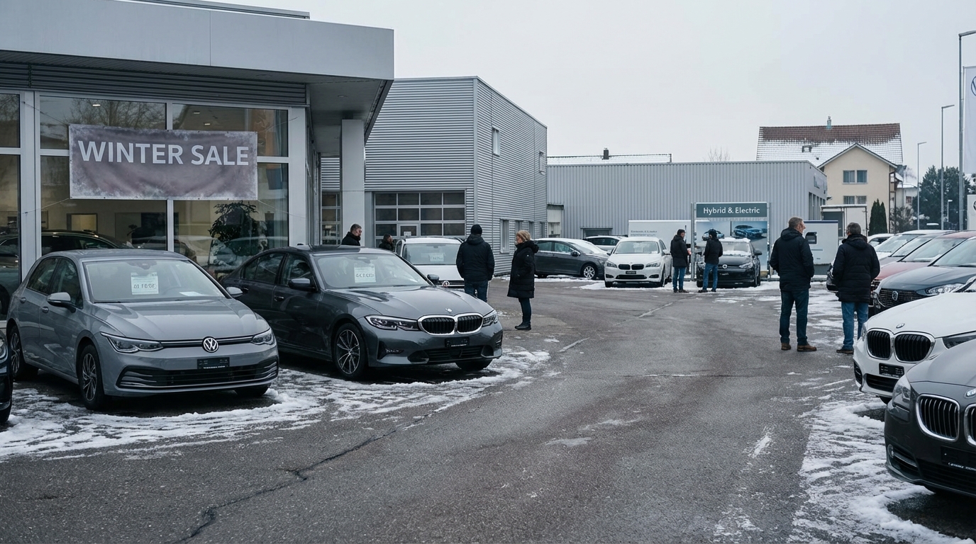 En janvier, les ventes de voitures en Europe chutent, marquées par un fort déclin des modèles à essence