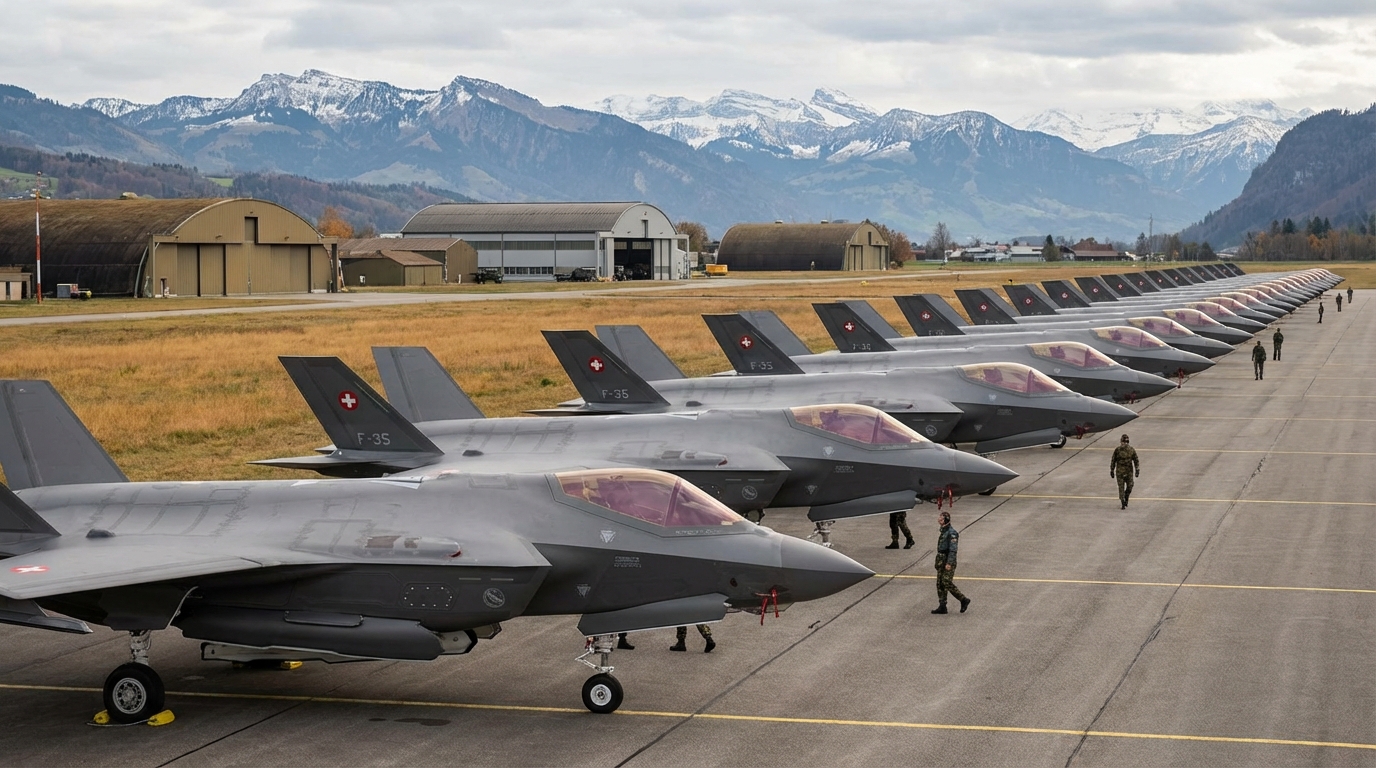 Face à la hausse des coûts, la Suisse confirme l&rsquo;achat de 30 avions F-35 pour renforcer sa défense aérienne