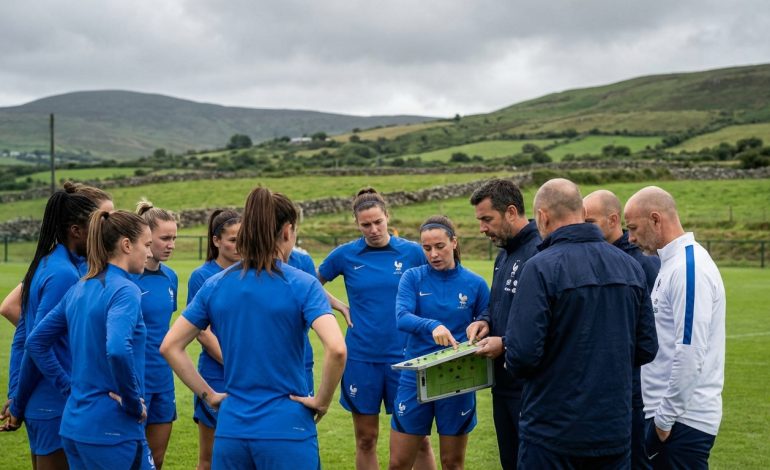ce mercredi en irlande, l'équipe féminine de football des bleues débute une année cruciale de préparation en vue de la coupe du monde, avec des matchs décisifs et une stratégie renforcée.