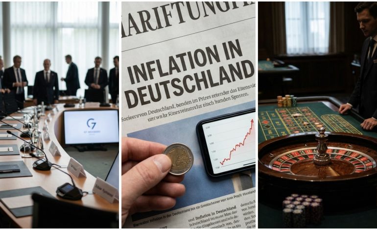 découvrez les temps forts économiques du lundi avec le g7, l'inflation en allemagne et les actualités du groupe casino.