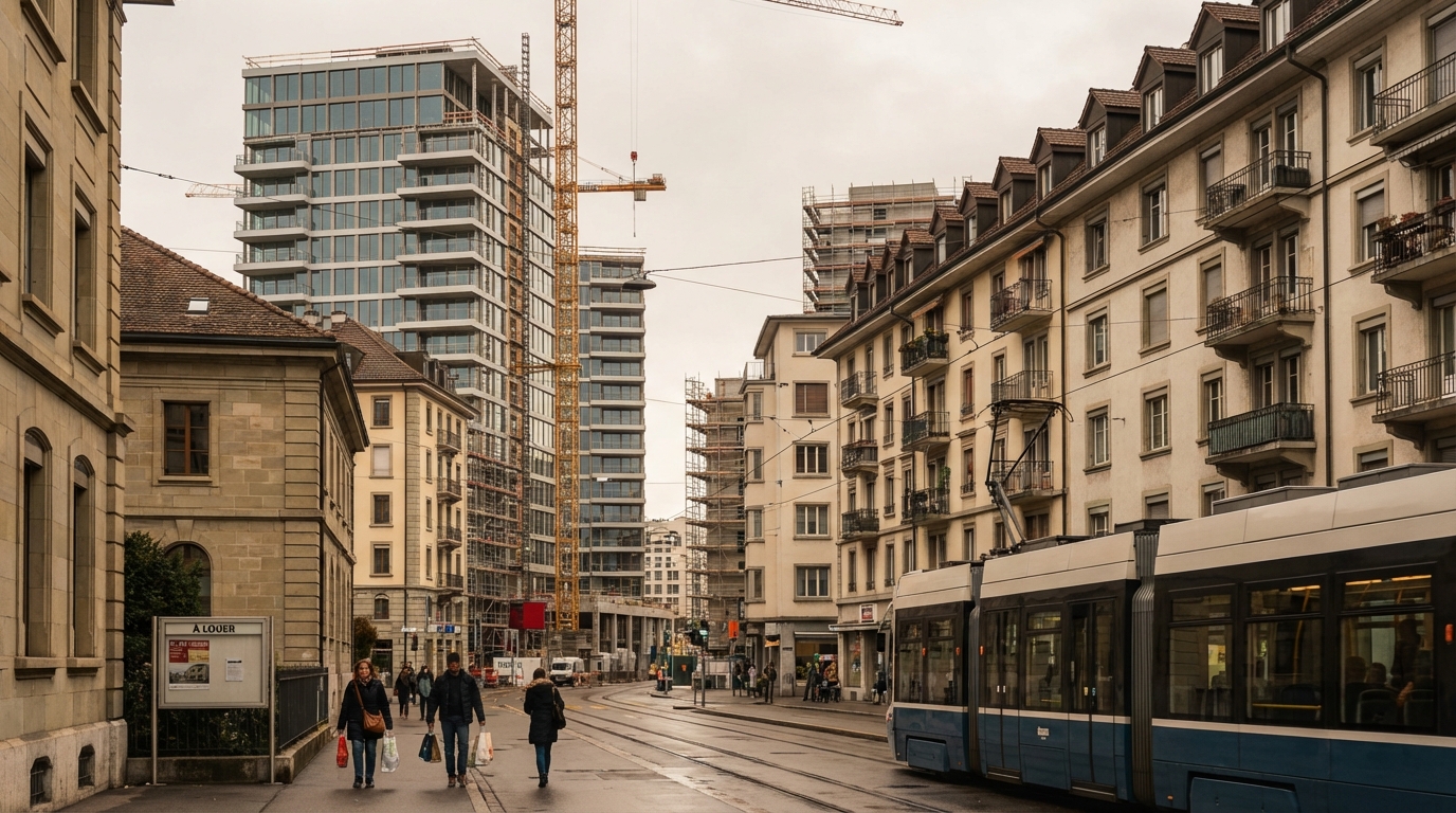 Immobilier en Suisse : les loyers sous pression malgré les nouveaux développements