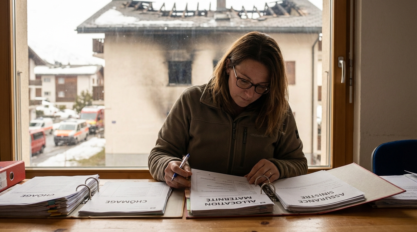 Incendie à Crans-Montana : Allocations chômage, maternité et assurances – Le parcours de Jessica Moretti face à la crise