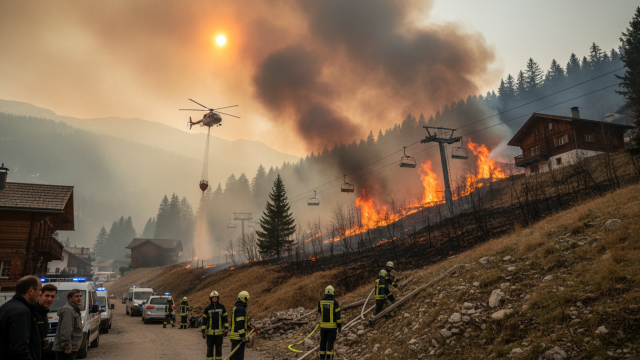 suite à un incendie à crans-montana, la suisse interdit l'utilisation des engins pyrotechniques dans les zones sensibles pour prévenir tout risque et protéger l'environnement.