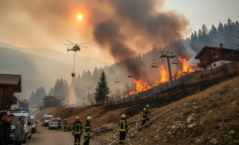 suite à un incendie à crans-montana, la suisse interdit l'utilisation des engins pyrotechniques dans les zones sensibles pour prévenir tout risque et protéger l'environnement.