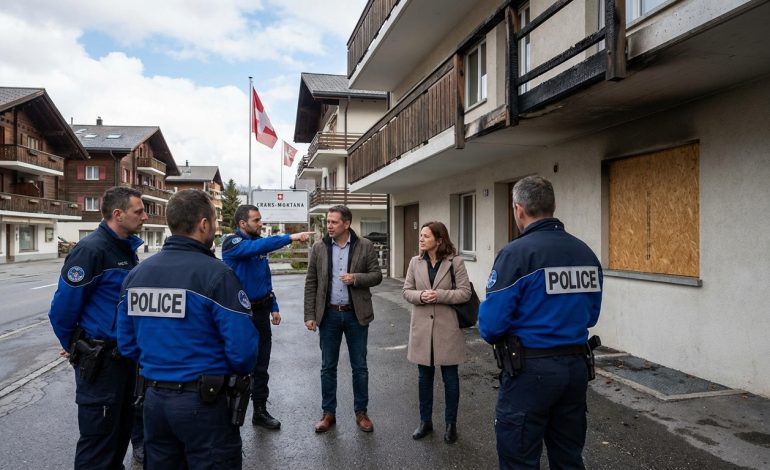 incendie à crans-montana : la police suisse dénonce la mauvaise gestion des propriétaires responsables, soulevant des inquiétudes sur la sécurité et la prévention dans la région.