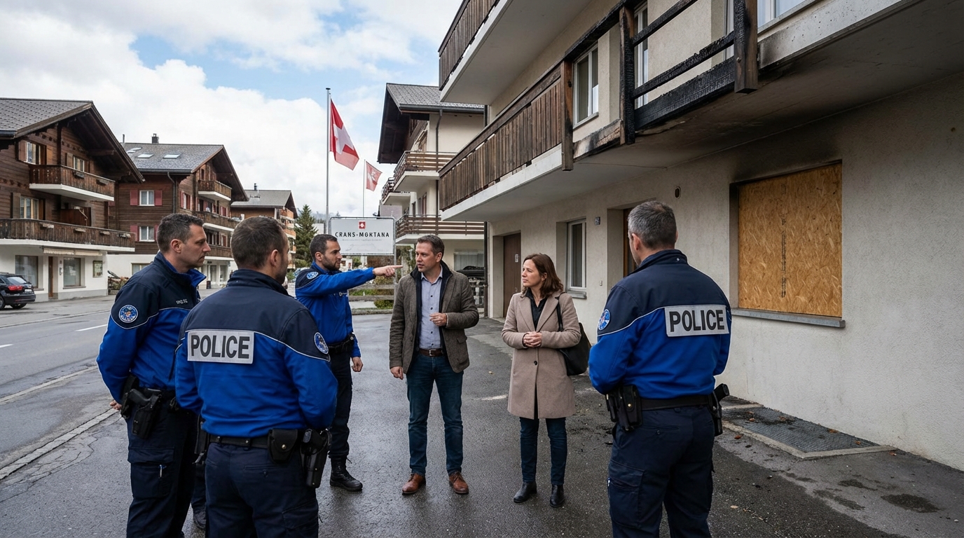 Incendie à Crans-Montana : la police suisse critique sévèrement la gestion des propriétaires en charge