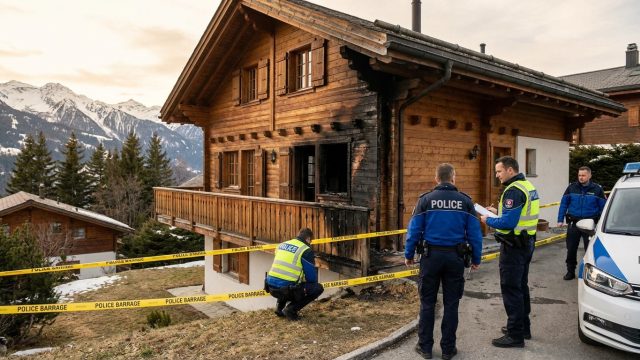 incendie à crans-montana : la police suisse mène une enquête approfondie sur des soupçons de fraudes financières liées à cet incident.