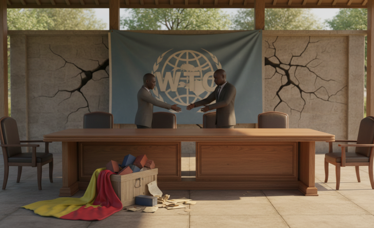 l’omc rencontre des obstacles majeurs au cameroun, impactant gravement le commerce mondial et soulevant des défis pour l'économie internationale.