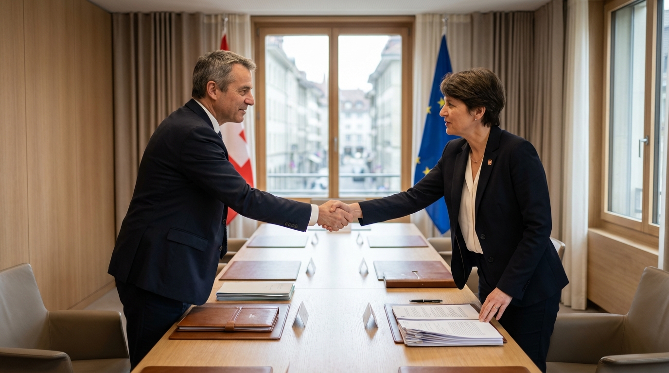 La Suisse et l&rsquo;UE scellent une nouvelle ère de coopération grâce à une série d&rsquo;accords renforcés