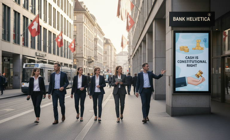 la suisse envisage d'inscrire le droit à l'argent liquide dans sa constitution, affirmant ainsi l'importance du numéraire dans les transactions quotidiennes et la protection des libertés individuelles.