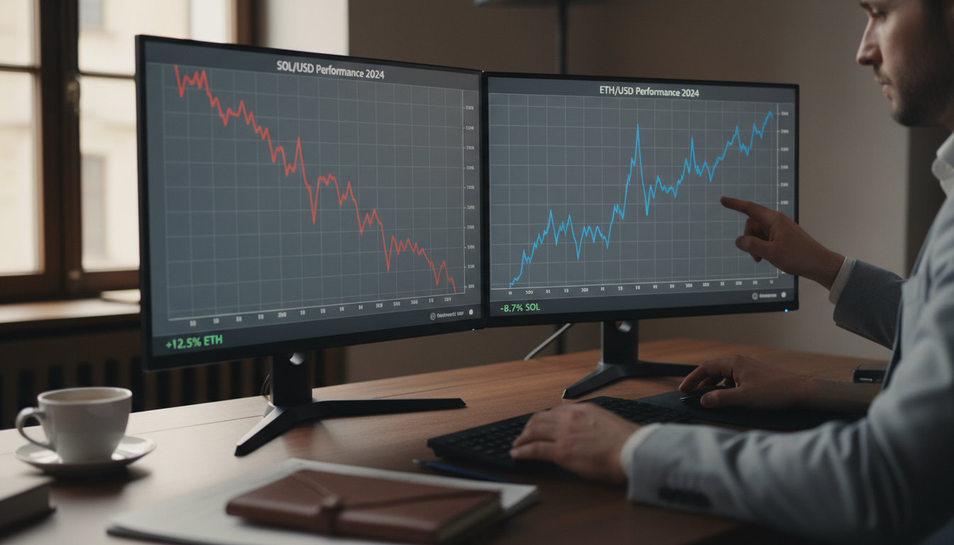 La contre-performance de Solana face à Ethereum en 2024 : une porte ouverte pour investir ?