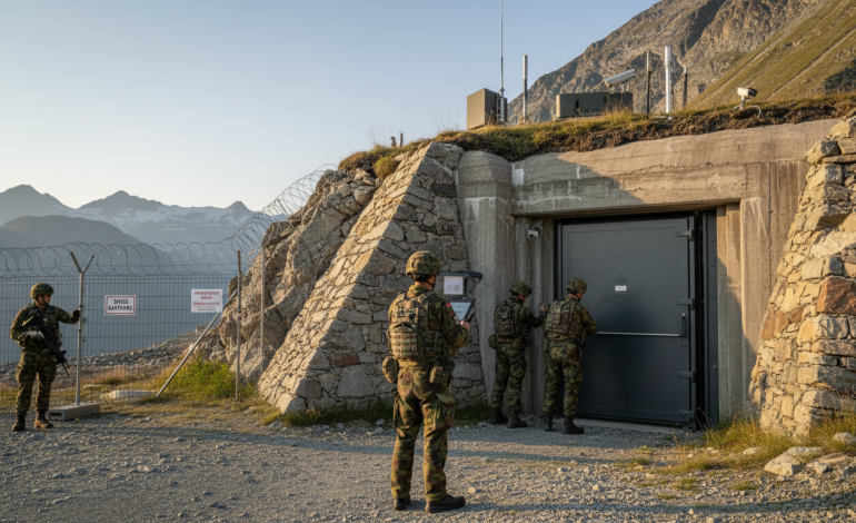 L&rsquo;armée suisse redonne vie à ses bunkers face à une sécurité renforcée