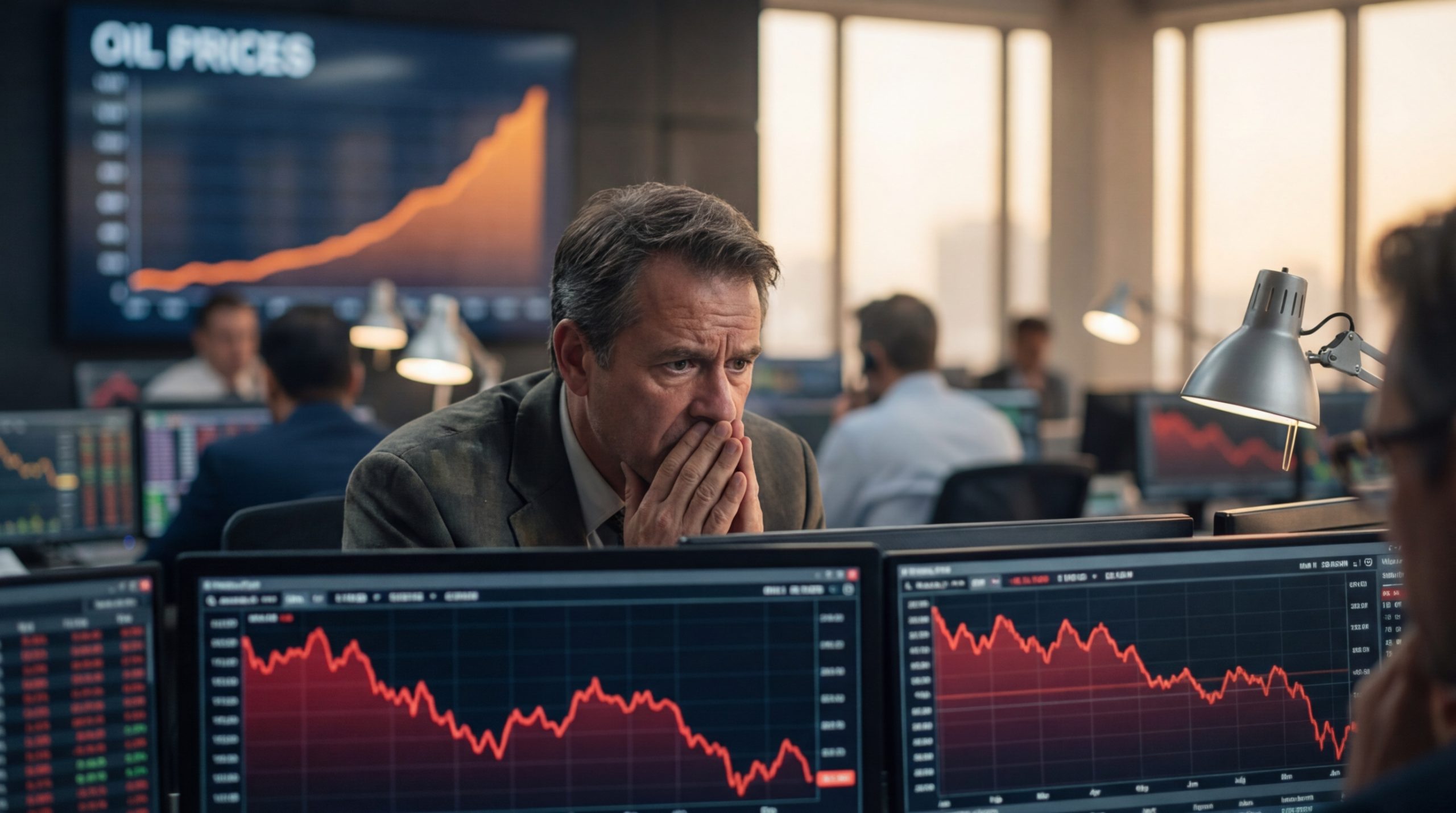 Les marchés en berne : les actions plongent tandis que le prix du pétrole flambe sous l&rsquo;ombre des inquiétudes persistantes