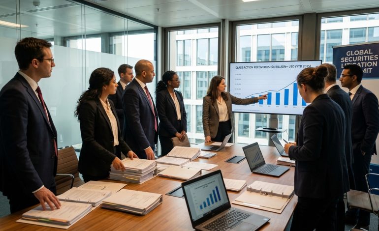 découvrez comment les recours collectifs sur titres financiers ont atteint un record de 4 milliards de dollars récupérés en 2025, marquant une étape majeure pour les investisseurs.