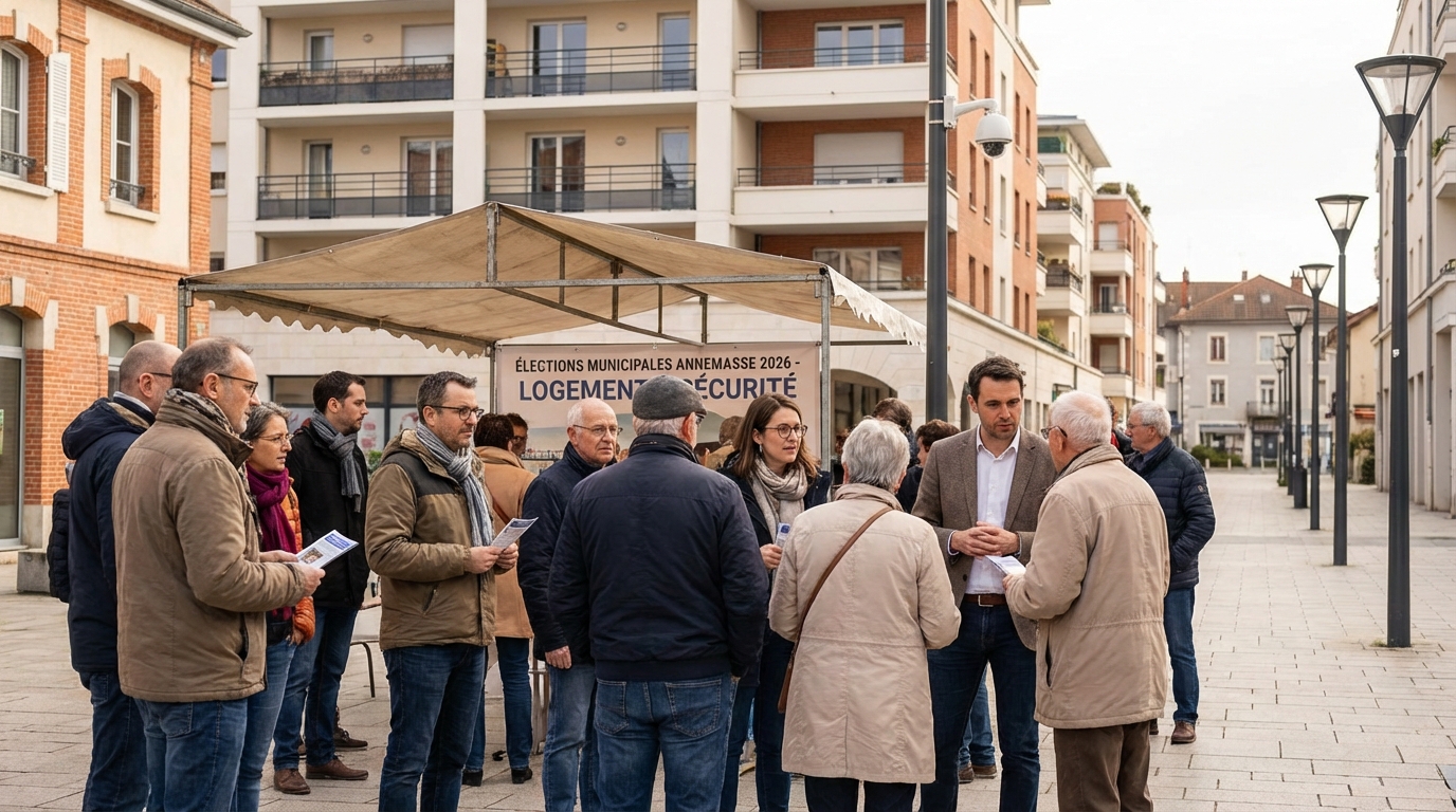 Municipales 2026 à Annemasse : une campagne centrée sur le logement et la sécurité