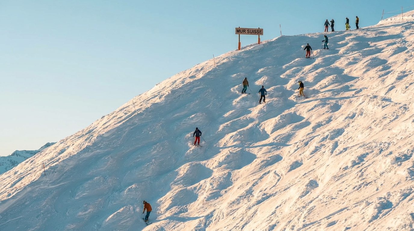 Mur Suisse – Chavanette : L’Incontournable Défi des Portes du Soleil