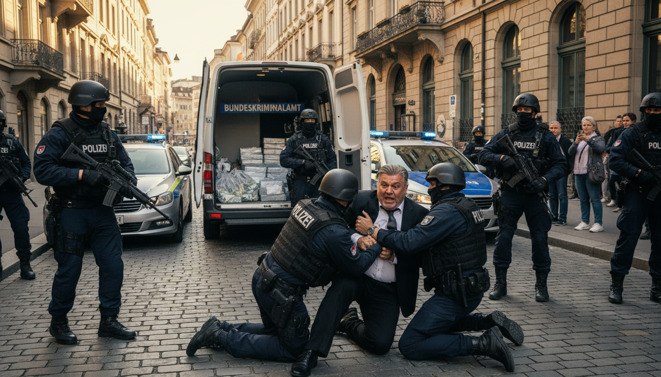 Narcotrafic : Arrestation majeure d&rsquo;un chef mafieux européen lors d&rsquo;une vaste opération de démantèlement
