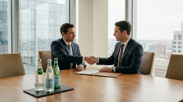 nestlé accélère la cession de ses marques perrier et san pellegrino dans une transaction majeure estimée à 5 milliards d'euros, marquant un tournant stratégique pour le géant de l'agroalimentaire.