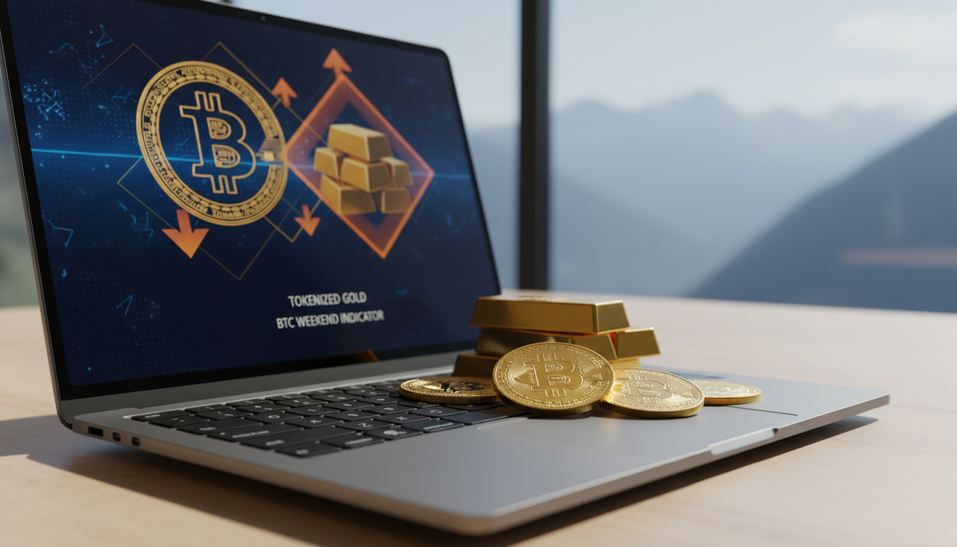 Or tokenisé : le nouvel indicateur clé du Bitcoin durant le week-end