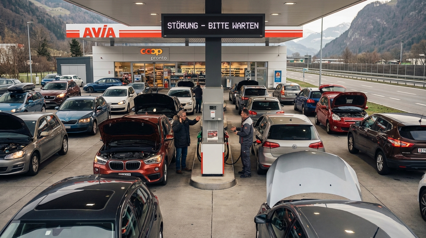 Pannes en série : la station-service confond ses pompes et plonge des dizaines de voitures en panne