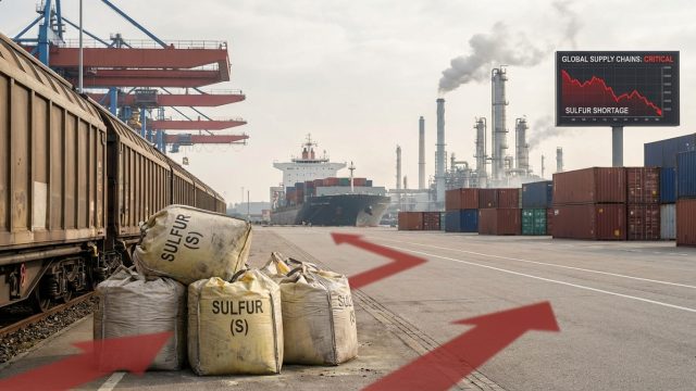 découvrez comment la pénurie mondiale de soufre déclenche une réaction en chaîne aux impacts sévères, affectant l'économie globale et les industries clés.