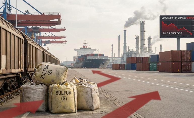 découvrez comment la pénurie mondiale de soufre déclenche une réaction en chaîne aux impacts sévères, affectant l'économie globale et les industries clés.