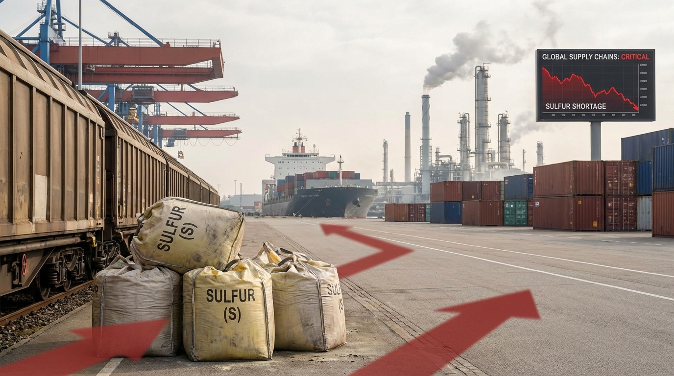 Pénurie de soufre : une réaction en chaîne aux conséquences dramatiques pour l&rsquo;économie mondiale