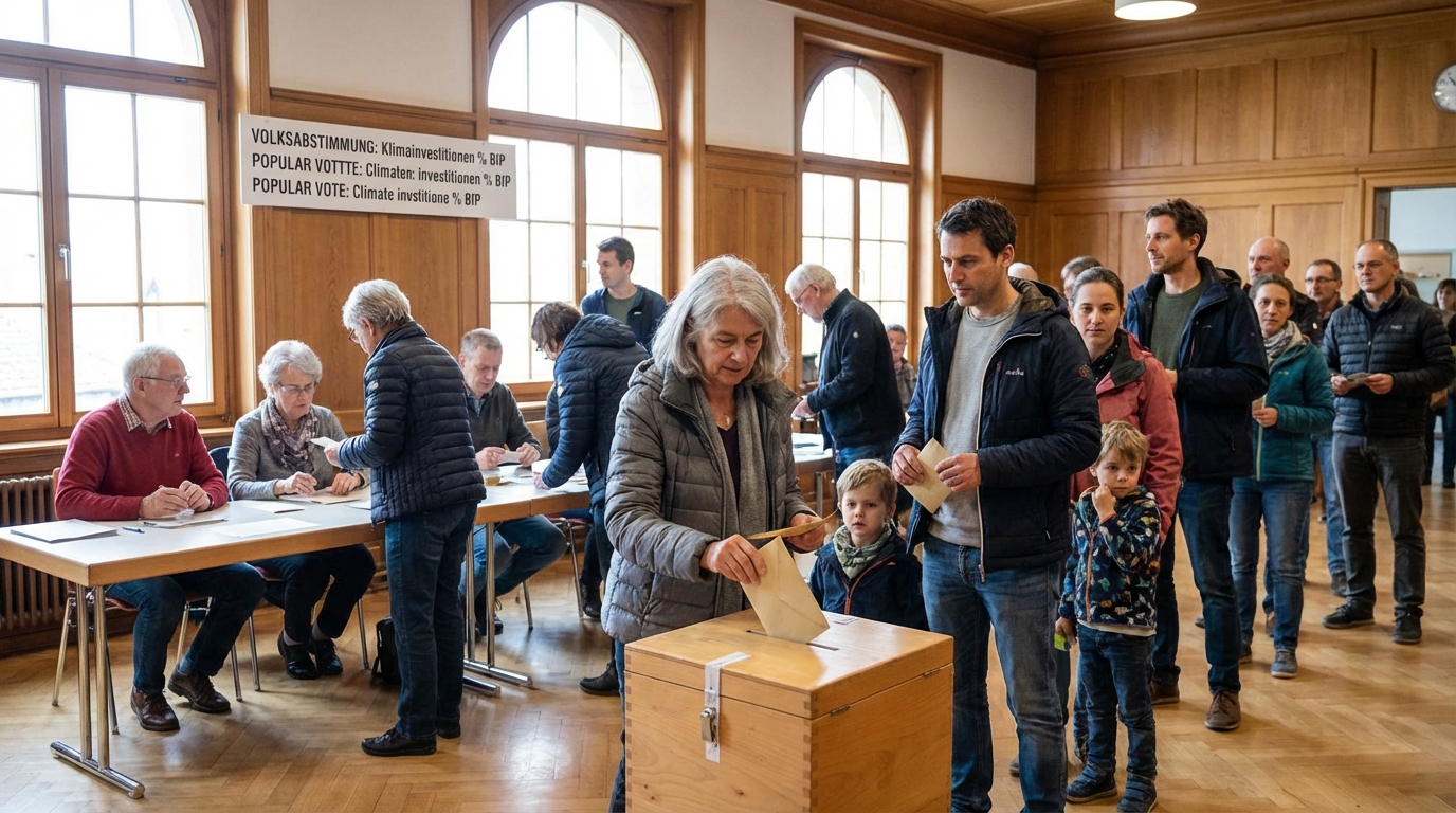 Suisse : les citoyens appelés à se prononcer sur l&rsquo;investissement climatique en pourcentage du PIB