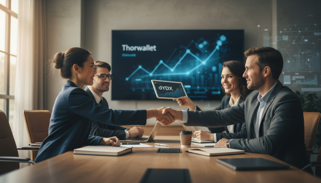 THORWallet et dYdX unissent leurs forces pour révolutionner le trading perpétuel décentralisé pour des milliers d’utilisateurs