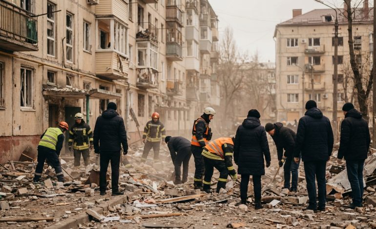 au moins douze personnes ont été tuées dans des frappes russes ciblant kharkiv et plusieurs autres régions de l'ukraine, entraînant de lourdes pertes et des dégâts importants.