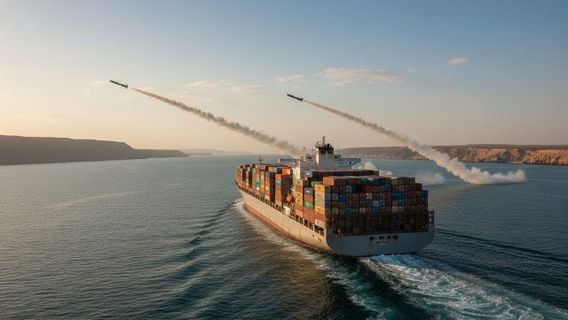un porte-conteneurs est attaqué par deux missiles lors de sa traversée du détroit stratégique d’ormuz, soulevant des tensions internationales et des questions sur la sécurité maritime.