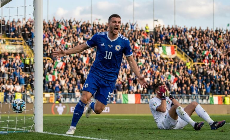 revivez le match palpitant des barrages coupe du monde 2026 où la bosnie a éliminé l'italie aux tirs au but dans un duel intense et plein de suspense.