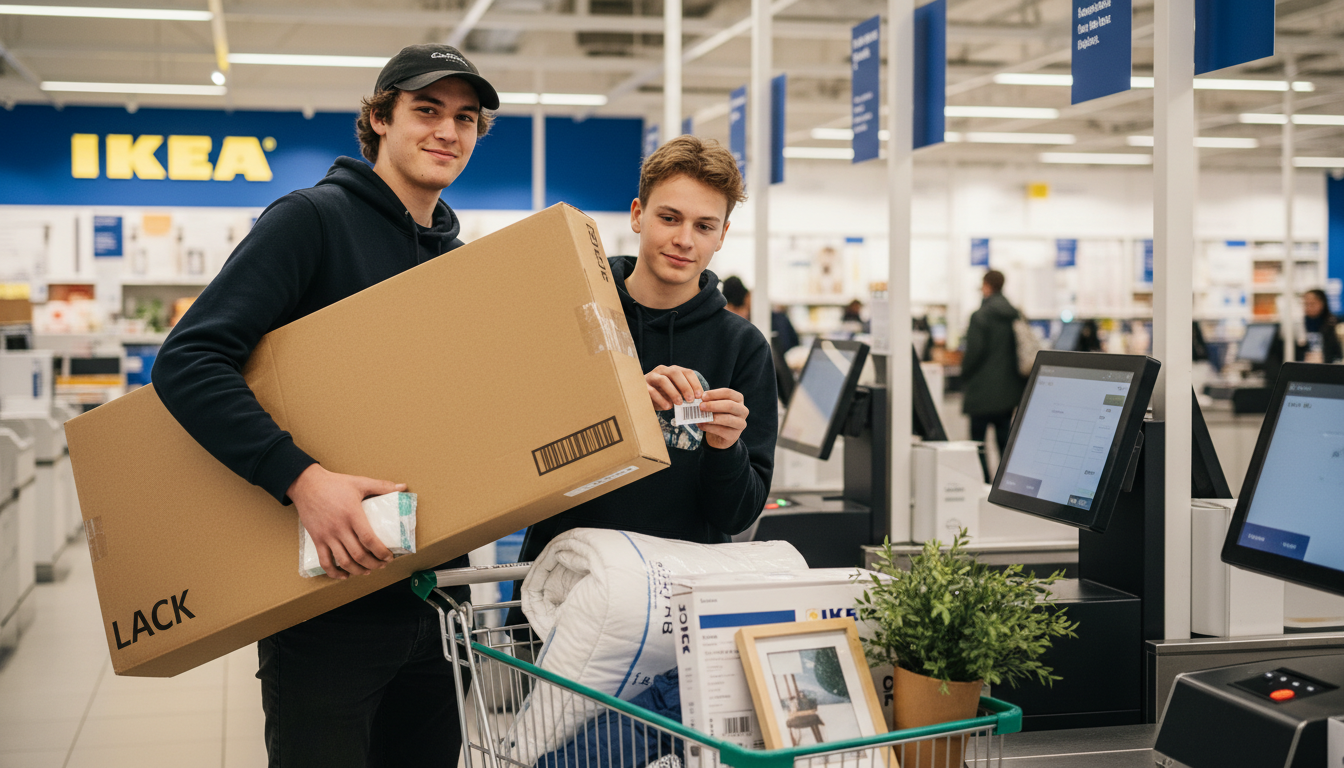 Caisse automatique chez Ikea : comment le coup de malice de deux frères s&rsquo;est soldé par une sanction exemplaire